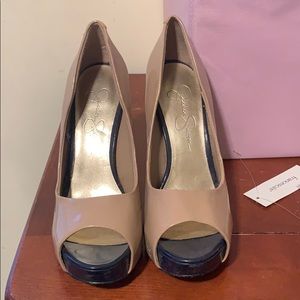 Jessica Simpson nude heels.